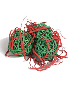Jolly Christmas Stuffer Balls Parrot Toy - Pack of 3
